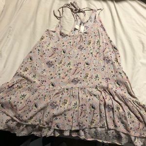 Flowery flow tank top